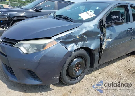 2014 Toyota Corolla L из США, поврежденный, VIN 2T1BURHE7EC151772